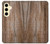 S0599 Wood Graphic Printed Hülle Schutzhülle Taschen für Samsung Galaxy S24 FE