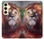S0691 Leo Paint Hülle Schutzhülle Taschen für Samsung Galaxy S24 FE