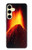 S0745 Volcano Lava Hülle Schutzhülle Taschen für Samsung Galaxy S24 FE