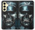 S0754 Skull Soldier Zombie Hülle Schutzhülle Taschen für Samsung Galaxy S24 FE