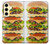 S0790 Hamburger Hülle Schutzhülle Taschen für Samsung Galaxy S24 FE