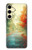 S0913 Road Through The Woods Hülle Schutzhülle Taschen für Samsung Galaxy S24 FE