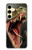 S0923 T-Rex Dinosaur Hülle Schutzhülle Taschen für Samsung Galaxy S24 FE