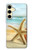 S1117 Starfish on the Beach Hülle Schutzhülle Taschen für Samsung Galaxy S24 FE