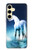 S1130 Unicorn Horse Hülle Schutzhülle Taschen für Samsung Galaxy S24 FE