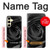 S1598 Black Rose Hülle Schutzhülle Taschen für Samsung Galaxy S24 FE