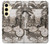 S1681 Steampunk Drawing Hülle Schutzhülle Taschen für Samsung Galaxy S24 FE