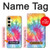 S1697 Tie Dye Colorful Graphic Printed Hülle Schutzhülle Taschen für Samsung Galaxy S24 FE