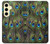 S1965 Peacock Feather Hülle Schutzhülle Taschen für Samsung Galaxy S24 FE