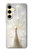 S1980 White Peacock Hülle Schutzhülle Taschen für Samsung Galaxy S24 FE