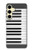 S2082 One Octave Piano Hülle Schutzhülle Taschen für Samsung Galaxy S24 FE