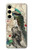 S2086 Peacock Painting Hülle Schutzhülle Taschen für Samsung Galaxy S24 FE