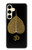 S2331 Gold Leaf Buddhist Om Symbol Hülle Schutzhülle Taschen für Samsung Galaxy S24 FE