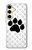 S2355 Paw Foot Print Hülle Schutzhülle Taschen für Samsung Galaxy S24 FE