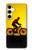 S2385 Bicycle Bike Sunset Hülle Schutzhülle Taschen für Samsung Galaxy S24 FE