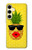 S2443 Funny Pineapple Sunglasses Kiss Hülle Schutzhülle Taschen für Samsung Galaxy S24 FE