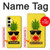 S2443 Funny Pineapple Sunglasses Kiss Hülle Schutzhülle Taschen für Samsung Galaxy S24 FE