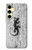 S2446 Gecko Wood Graphic Printed Hülle Schutzhülle Taschen für Samsung Galaxy S24 FE