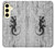 S2446 Gecko Wood Graphic Printed Hülle Schutzhülle Taschen für Samsung Galaxy S24 FE