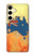 S2494 Australia Flag Map Rock Texture Hülle Schutzhülle Taschen für Samsung Galaxy S24 FE