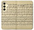 S2504 Vintage Music Sheet Hülle Schutzhülle Taschen für Samsung Galaxy S24 FE