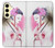 S2579 Japanese Traditional Geisha Kimono Hülle Schutzhülle Taschen für Samsung Galaxy S24 FE