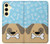 S2669 Cute Dog Paws Bones Cartoon Hülle Schutzhülle Taschen für Samsung Galaxy S24 FE