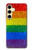 S2683 Rainbow LGBT Pride Flag Hülle Schutzhülle Taschen für Samsung Galaxy S24 FE