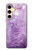 S2690 Amethyst Crystals Graphic Printed Hülle Schutzhülle Taschen für Samsung Galaxy S24 FE