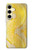 S2713 Yellow Snake Skin Graphic Printed Hülle Schutzhülle Taschen für Samsung Galaxy S24 FE