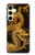 S2804 Chinese Gold Dragon Printed Hülle Schutzhülle Taschen für Samsung Galaxy S24 FE