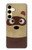 S2825 Cute Cartoon Raccoon Hülle Schutzhülle Taschen für Samsung Galaxy S24 FE