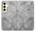 S2845 Gray Marble Texture Hülle Schutzhülle Taschen für Samsung Galaxy S24 FE