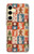 S2854 Cute Xmas Pattern Hülle Schutzhülle Taschen für Samsung Galaxy S24 FE
