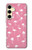 S2858 Pink Flamingo Pattern Hülle Schutzhülle Taschen für Samsung Galaxy S24 FE