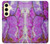 S2907 Purple Turquoise Stone Hülle Schutzhülle Taschen für Samsung Galaxy S24 FE