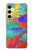 S2942 Brush Stroke Painting Hülle Schutzhülle Taschen für Samsung Galaxy S24 FE
