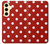 S2951 Red Polka Dots Hülle Schutzhülle Taschen für Samsung Galaxy S24 FE