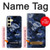 S2959 Navy Blue Camo Camouflage Hülle Schutzhülle Taschen für Samsung Galaxy S24 FE