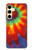 S2985 Colorful Tie Dye Texture Hülle Schutzhülle Taschen für Samsung Galaxy S24 FE
