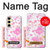 S3036 Pink Sweet Flower Flora Hülle Schutzhülle Taschen für Samsung Galaxy S24 FE