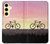 S3252 Bicycle Sunset Hülle Schutzhülle Taschen für Samsung Galaxy S24 FE