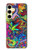 S3255 Colorful Art Pattern Hülle Schutzhülle Taschen für Samsung Galaxy S24 FE