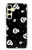 S3261 Smile Skull Halloween Pattern Hülle Schutzhülle Taschen für Samsung Galaxy S24 FE