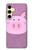 S3269 Pig Cartoon Hülle Schutzhülle Taschen für Samsung Galaxy S24 FE