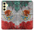 S3314 Mexico Flag Vinatage Football Graphic Hülle Schutzhülle Taschen für Samsung Galaxy S24 FE