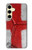 S3316 England Flag Vintage Football Graphic Hülle Schutzhülle Taschen für Samsung Galaxy S24 FE