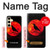 S3328 Crow Red Moon Hülle Schutzhülle Taschen für Samsung Galaxy S24 FE