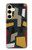 S3386 Abstract Fabric Texture Hülle Schutzhülle Taschen für Samsung Galaxy S24 FE