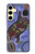 S3387 Platypus Australian Aboriginal Art Hülle Schutzhülle Taschen für Samsung Galaxy S24 FE